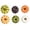 Z5-White, variant on Artificial Pumpkins Bulk,Rustic Autumn Table Centerpiece,Assorted Sizes Lifelike Fake Foam Pumpkin for Fall Autumn Halloween Home Party Thanksgiving Party Holiday Decor
