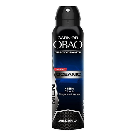 Desodorante Garnier Obao oceanic en aerosol para caballero 150 ml