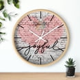 thumbnail image 1 of TSmartArt @ Walmart. Graffiti Chic 10" Analog Wooden Wall Clock, 1 of 4