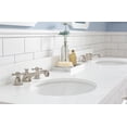 thumbnail image 4 of Water Creation Queen 72" Wood Double Bathroom Vanity in Pure White/Nickel, 4 of 8