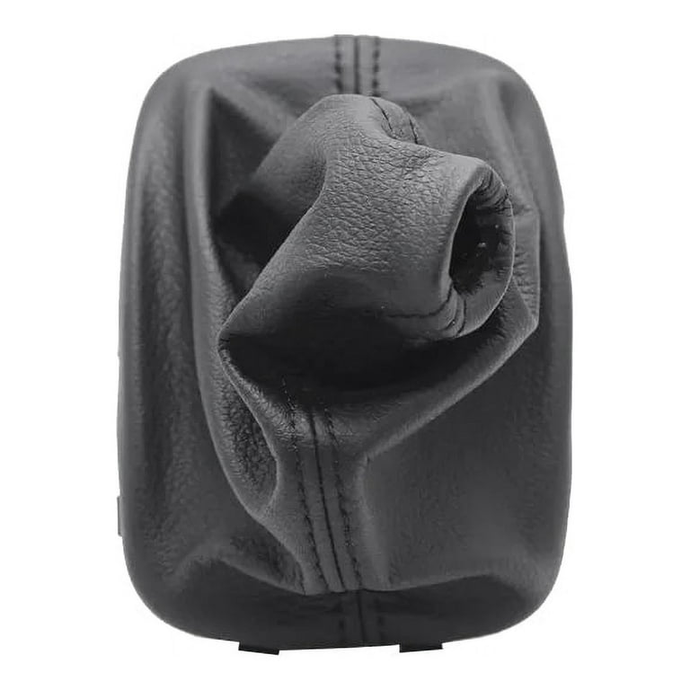 Car Automatic AT Leather Gear Shift Knob Dust-Boot Cover for KIA Forte Koup  2009 - 2013 846401M500WK