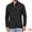 Black, variant on DARING DIVA Men's Contrast Button Collared Long Sleeves Golf Polo T-Shirts S White