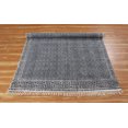 thumbnail image 4 of Casavani Decorative Carpet Pure Cotton Dhurrie, Gray 11x11 feet, 4 of 6