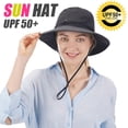 thumbnail image 3 of Head Net Hat, Safari Hat Sun Hat Bucket Hat with Hidden Net Mesh 1Pack, 3 of 6