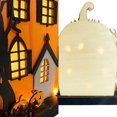 thumbnail image 2 of Decoraciones creativas y brillantes para cabañas, decoraciones para casas pequeñas de calabazas de Halloween, 2 of 4