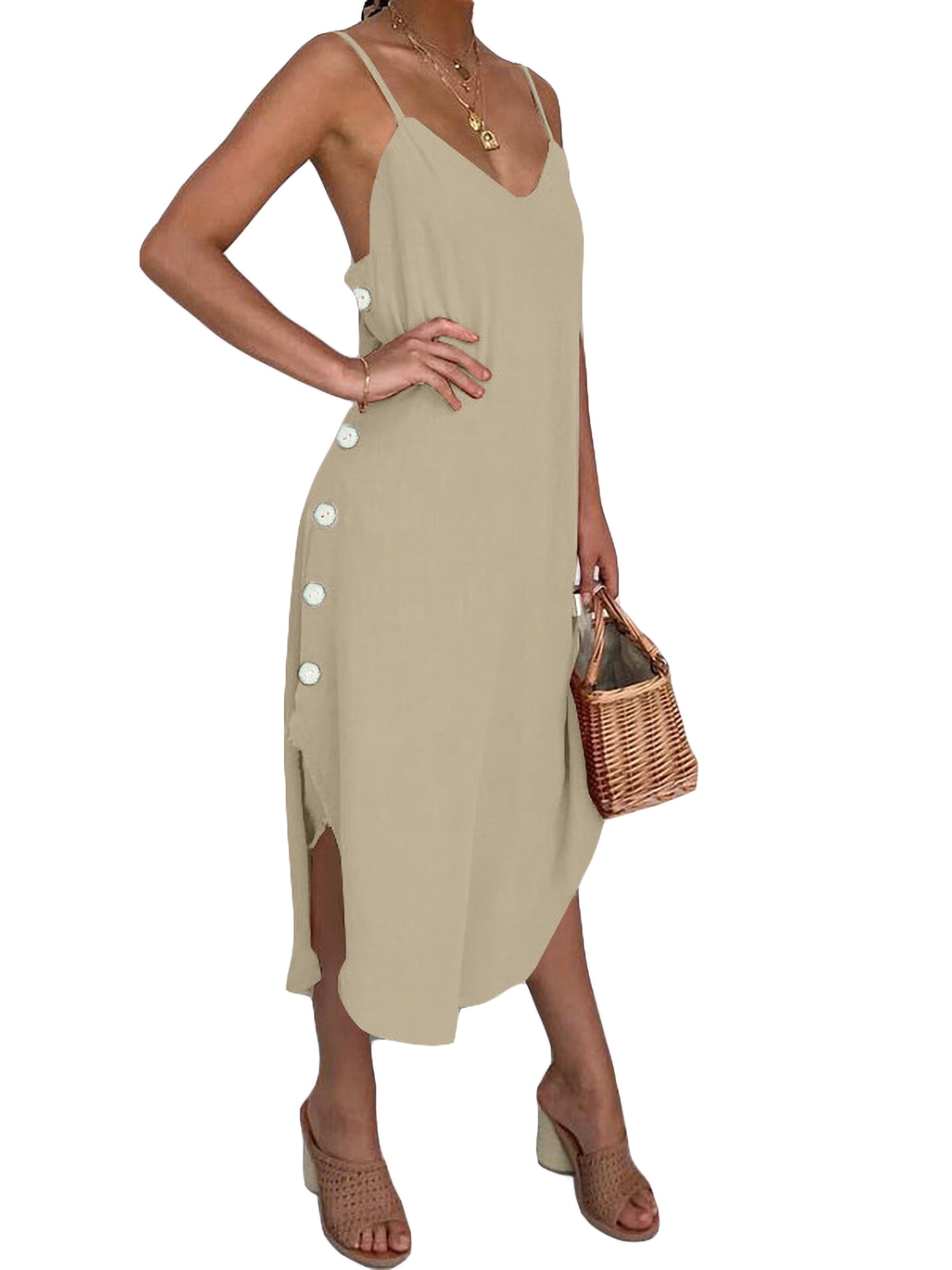 asymmetrical beach dress