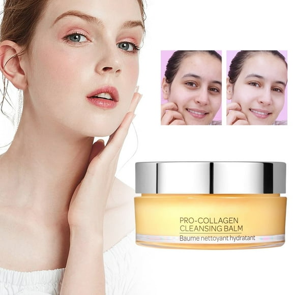 Clearance Sales! DomFun Cleansing Balm Makeup Remover Hydrating Facial Cleanser Oil Cleanser Oil Makeup Remover Deep Cleanse 100g/