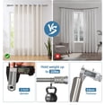 thumbnail image 6 of Urbanest Adjustable Single Curtain Rod Set Tribale Finials – 1 - Inch Diameter, With Pewter Rod, 28–48 Inches, 6 of 6