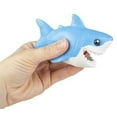 thumbnail image 4 of 7.75" SQUEEZE AND STRETCH SHARK Soft & Gooey - 1 Random Color Per Order, 4 of 4