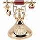 thumbnail image 1 of wonima02 Vintage Telephone Clock Alarm Clock Vintage Old Telephone Table Clock Antique Model Rotary (YF020 2), 1 of 1