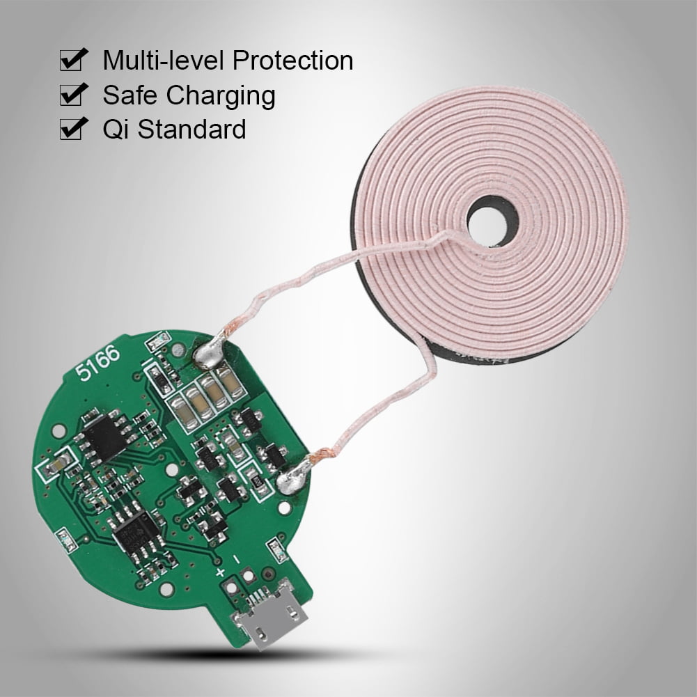 Greensen Wireless Charging Transmitter PCBA,High Charging Efficiency Mini QI Wireless Charger Transmitter Module 2-8mm Transmission, QI Wireless Charger Transmitter Module