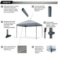 thumbnail image 4 of ABCCANOPY 12 Ft x 12 Ft Easy Pop up Outdoor Canopy Tent,Gray, 4 of 7