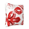 thumbnail image 2 of ZICANCN Decorative Throw Pillow Covers , Red Lipstick Couch Sofa Decorative Knit Pillow Covers for Living Room Farmhouse 18"x18", 2 of 8