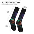 thumbnail image 5 of Bixox Futuristic Cat Warrior Print Compression Socks,Compression Socks Women & Men Circulation for Medical,Running,Athletic, 5 of 7