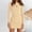 Khaki, variant on FRSASU Women's Long Sleeve Ribbed Knit Casual Bodycon Mini Dress Ruched Drawstring Fall Pullover Sweater Dresses Wine