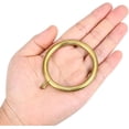 thumbnail image 5 of Curtain Ring Metal 28-Pcs 2.0 Inch Inner Diameter with Eyelets Fit Up to 1.7 Inch Rod Large Wire Diameter (Gold-28pcs), 5 of 5