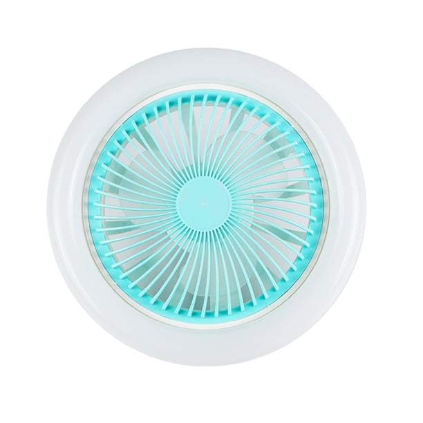 Lámpara de la fan Cabezal de lámpara E27 Lámpara de ventilador de techo de doble propósito Ajuste de 3 velocidades Ventilador de techo pequeño para habitación de niños Dormitorio Eccomum Lámpara de la fan