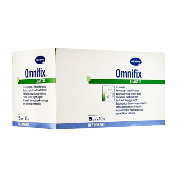 Omnifix Dressing Retention Tape Skin Friendly Nonwoven 6 Inch X 10 Yard White NonSterile, 900604 - ONE ROLL