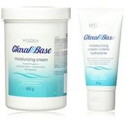 WellSkin Glaxal Base Moisturizing Cream Value Pack, 450g + 50g Travel Size