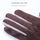 thumbnail image 3 of Guantes de cuero para mujer, otoño e invierno, además de terciopelo acolchado, cálidos guantes de piel de oveja de moda con pantalla táctil en U, 3 of 5