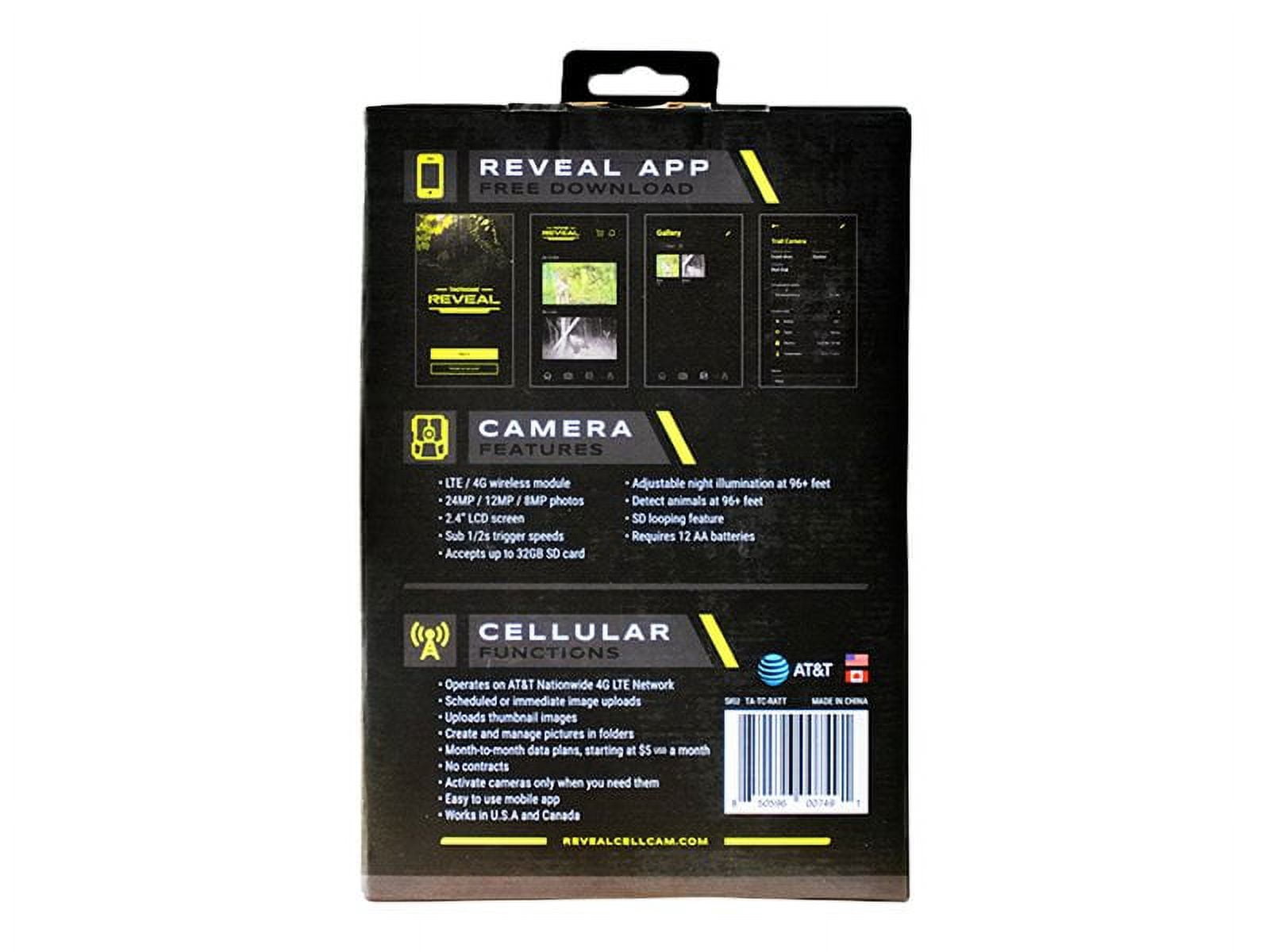 Tactacam REVEAL Cellular Trail Camera (Verizon), LTE-enabled, 24MP, Outdoor Photo hunting trail monitor