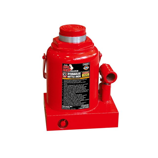 Torin Big Red Hydraulic Bottle Jack 30 Ton Capacity 