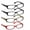 Black, variant on Reading Glasses +4.50 | 4 Pack of Readers for Men and Women | 2 Black Tortoise Red
