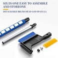 thumbnail image 4 of CHAO Rascador de hielo y cepillo para nieve, cepillo para nieve extensible, raspador para automóvil, raspadores para nieve automáticos con mango ergonómico, para automóvil, camión, SUV, 4 of 5