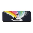 thumbnail image 1 of Guitar Computer Mouse Pad, Colorful Stripes Flowing Out of an Electric Instrument Rock and Roll, Rectangle Non-Slip Rubber Mousepad Large, 31" x 12", Charcoal Grey Multicolor, by Ambesonne, 1 of 2