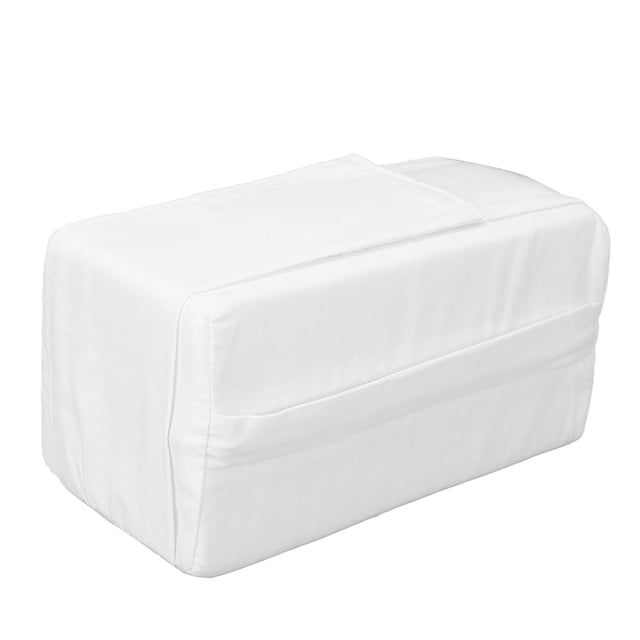Knee Pillow, Soft Sponge Avoid Friction Relax Relieve Pain Side Sleeper Leg Pillow for Sleeping Use White