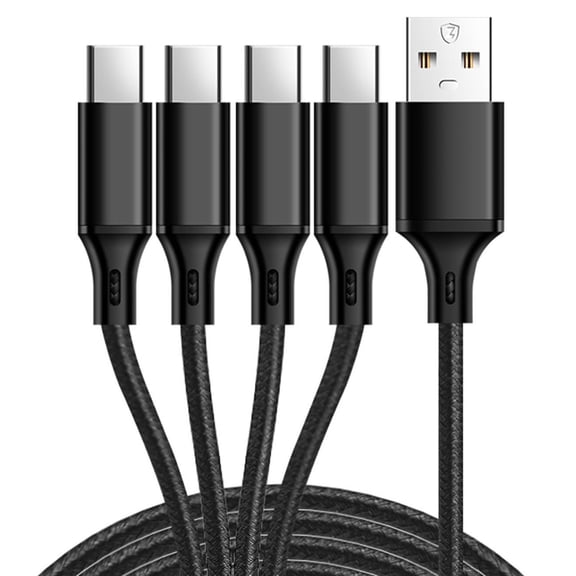 USB C Splitter Cable,4 in 1 USB Male to 4 USB C Male Charging Cord Data Wire for USB Type C Phone, Device