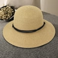 thumbnail image 6 of Travelwant Womens Wide Brim Sun Hat with Wind Lanyard UPF Summer Straw Sun Hats for Women, 6 of 7