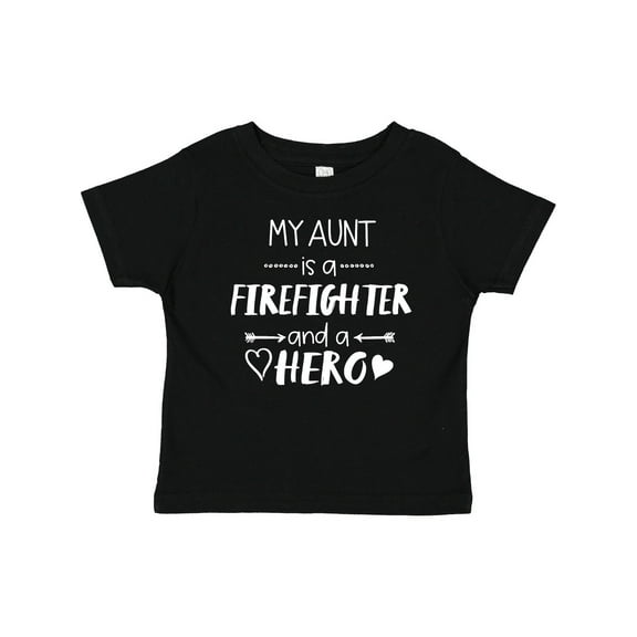 Inktastic My Aunt is a Firefighter and a Hero Boys or Girls Baby T-Shirt
