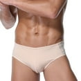 thumbnail image 2 of Sngxgn Men's Underwear Boxer Briefs Soft Breathable Underwear for Men(Beige,M), 2 of 6