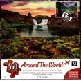 thumbnail image 2 of Triglav National Park Slovenia/Hjalparfoss Waterfall Iceland 550 Piece 2-Sided Puzzle, 2 of 4