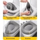 thumbnail image 5 of Paquete de fundas gruesas para asiento de inodoro con asa para tapa de inodoro, cojín suave, grueso, elástico y lavable, se adapta a todos los asientos de inodoro ovalados, 5 of 5