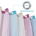 thumbnail image 2 of dodocool 1pc Curtain Simple Gradient Hollow-out Star Pattern Double Layer Blackout Bedroom Living Room Insulation Curtain, 2 of 7