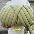 thumbnail image 1 of New Striped Core Spun Crochet Yarn Ice Silk Feeling Polyester Cotton Rope for Handbag Pet Nest Fashion Home Decoration, 1 of 7