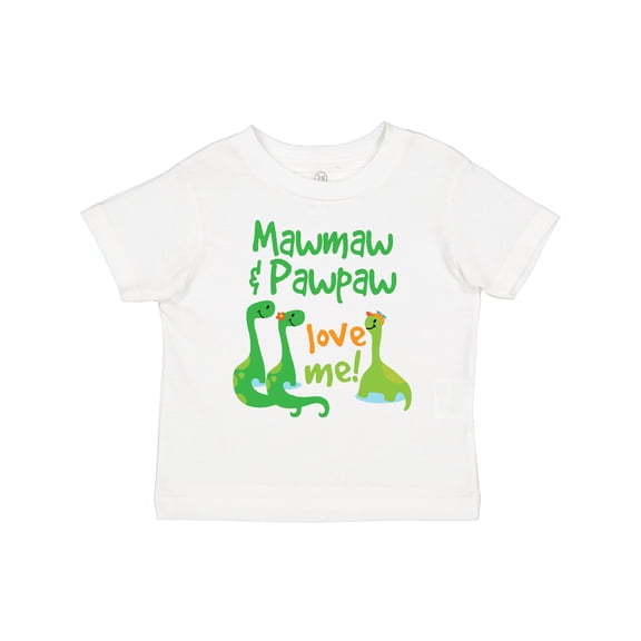 Inktastic Mawmaw and Pawpaw Love Me Boys Toddler T-Shirt