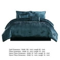 thumbnail image 5 of 7 Piece King Comforter Set with Shimmering Appeal, Blue, 5 of 5
