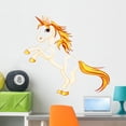 thumbnail image 1 of Rearing up Unicorn Wall Decal by Wallmonkeys Peel and Stick Graphic (36 in W x 34 in H) WM84024, 1 of 4