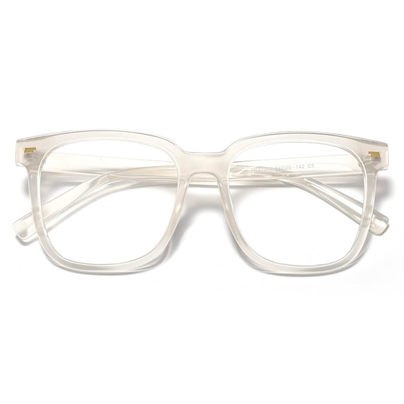 Gafas PANNER, cuadradas, sobredimensionadas, que bloquean la luz azul, color crema