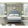 thumbnail image 5 of Meridian Furniture Rowan Tufted Velvet Queen Bed in Navy, 5 of 11