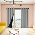 thumbnail image 3 of Curtains With Top Design For Living Room Practical Thermal Insulated Drapes Enhance Room Darkening And Easy Install, 3 of 4