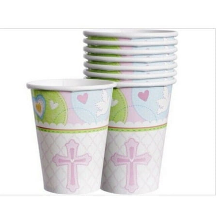 Pink Sweet Religious Hot/Cold Cups 8ct