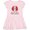 AD-Pink, variant on I'm So Cute, I Must Be Peruvian Flag Sunflower Girls Toddler Dress