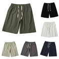thumbnail image 3 of zfhfof Mens Shorts Casual Striped Sweat Shorts Cotton Jogger Workout Summer Beach Shorts with Pockets, 3 of 3