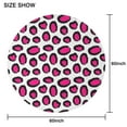 thumbnail image 6 of Leopard Print Round Tablecloth 60x60in(153x153cm) – Waterproof Polyester Table Cover with Full Print Design, Wrinkle Resistant & Washable for Kitchen Dining Party Decor, 6 of 6