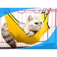 thumbnail image 3 of ShenMo 2PCS Soft Cat Hammock Hanging Bed Comfortable Cage Hammock for Kitten Ferret Rabbit Small Animals, 3 of 5