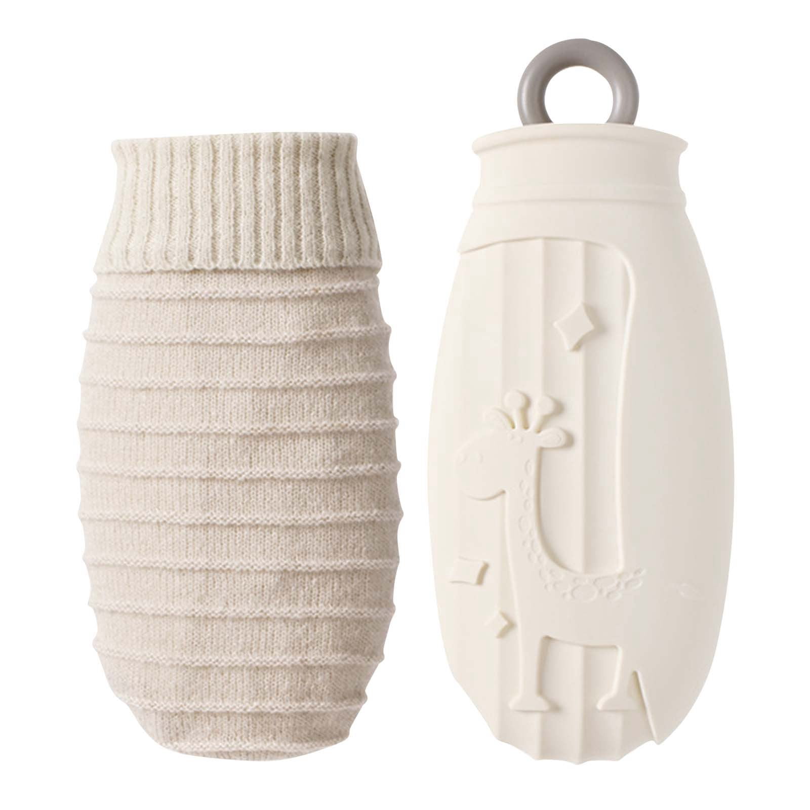 Cute Cartoon Silicone Hot Water Bag Thickened Explosion Heating Pad For Stomach And Hands Rechargeable Hand Warmer Cute